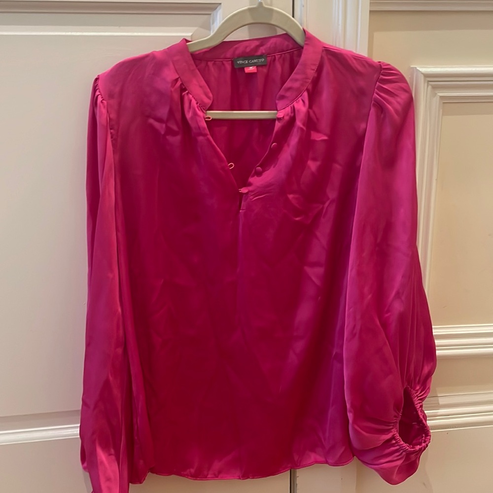 Pink Vince Canuto blouse